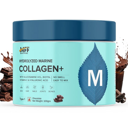 MyFitFuel Hydrolyzed Marine Collagen Peptides Powder with Biotin & Hyaluronic Acid