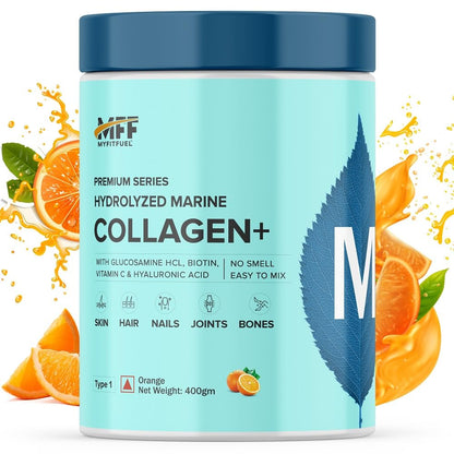 MyFitFuel Hydrolyzed Marine Collagen Peptides Powder with Biotin & Hyaluronic Acid (22)