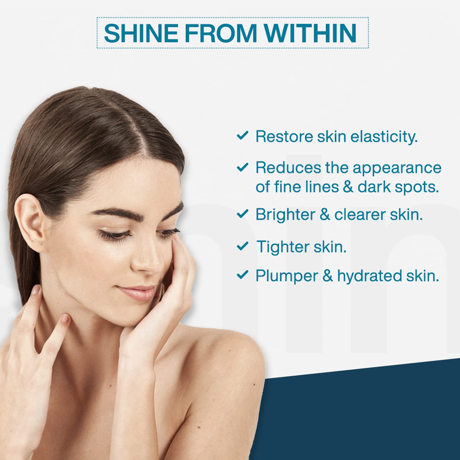 MyFitFuel Hydrolyzed Marine Collagen Peptides Powder with Biotin & Hyaluronic Acid - packaging