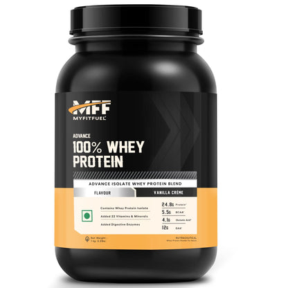 MyFitFuel MFF Whey Protein Powder, Adult Protein Supplement with Digestive Enzymes, 22 Vitamins & Minerals (13)