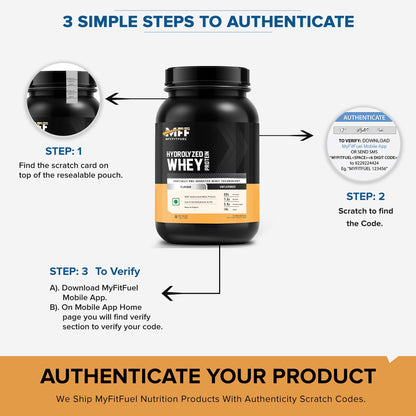 MyFitFuel MFF Whey Protein Powder, Adult Protein Supplement with Digestive Enzymes, 22 Vitamins & Minerals - label detail (17