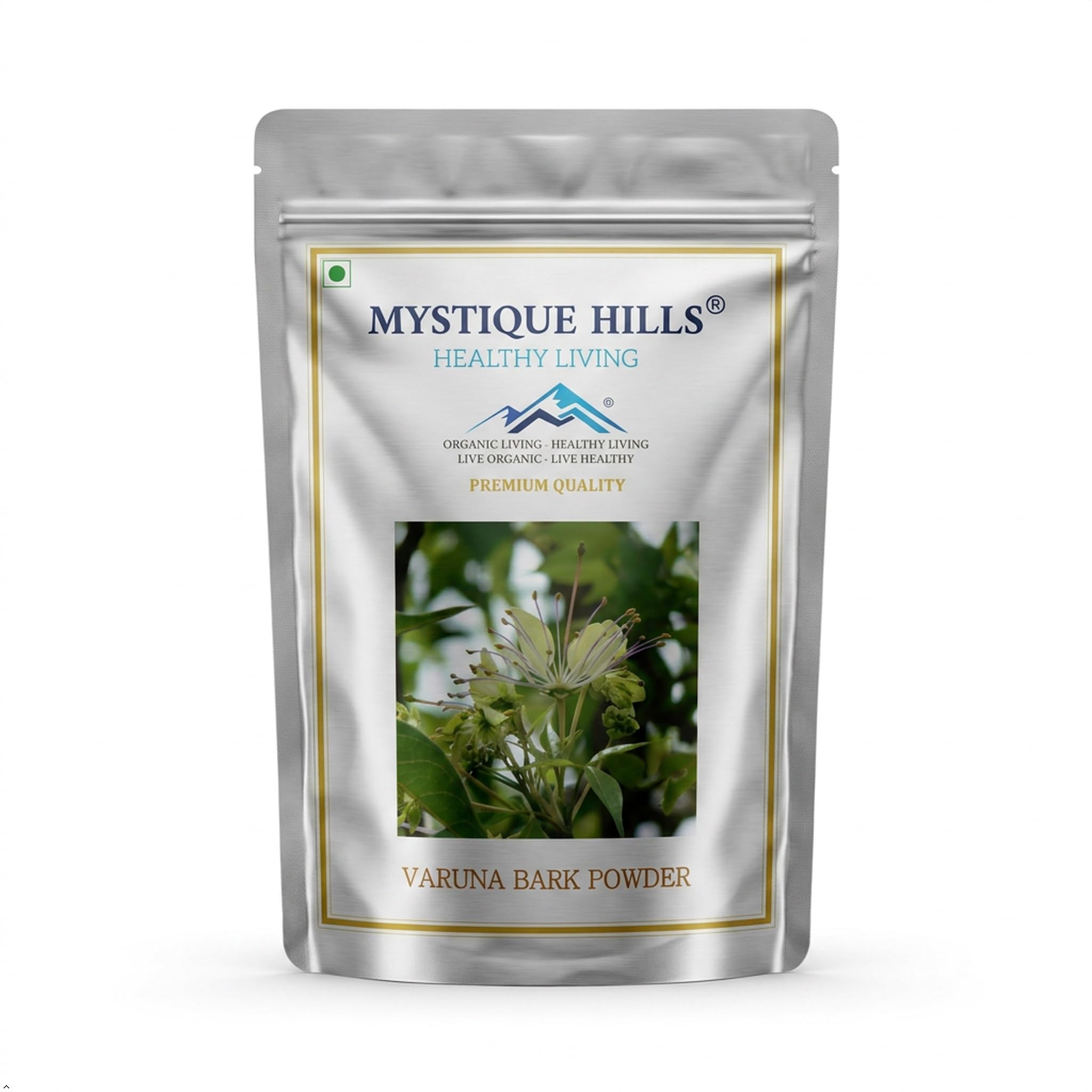 Mystique Hills Organic Varuna Tree Bark Powder, Crateva nurvala Herbal Supplement, 100 g