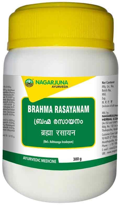 NAGARJUNA Ayurveda Brahma Rasaayanam, 300g, Herbal Supplement for Adults - packaging