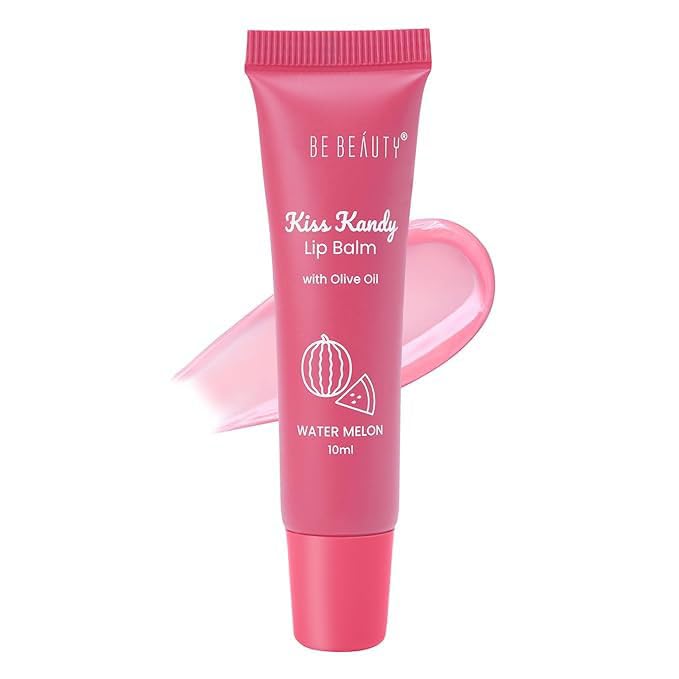 NAGLAXMI BEAUTY Swiss Buty Kiss Kandy Lip Balm with Olive Oil, 10ml, Moisturising Non-Sticky Lip Balm