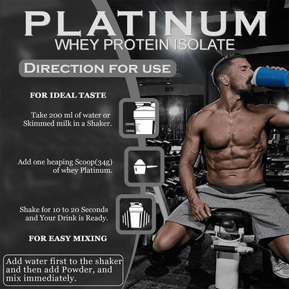 NAKPRO Platinum Whey Protein Isolate Powder, Cross-Flow Filtered, Trustified Certified, Adult Formula - label detail (14)