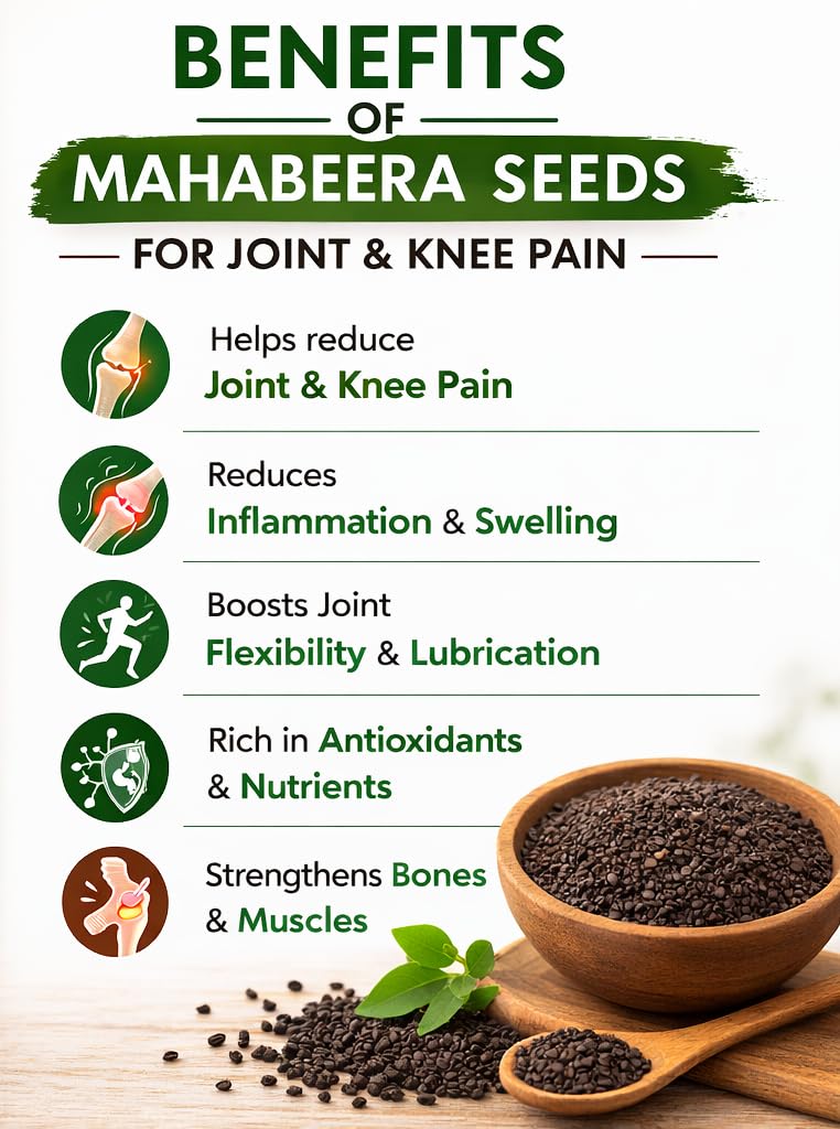 Namo Organics Mahabeera Seeds, 400g, Sortex Cleaned Herbal Seed - front view