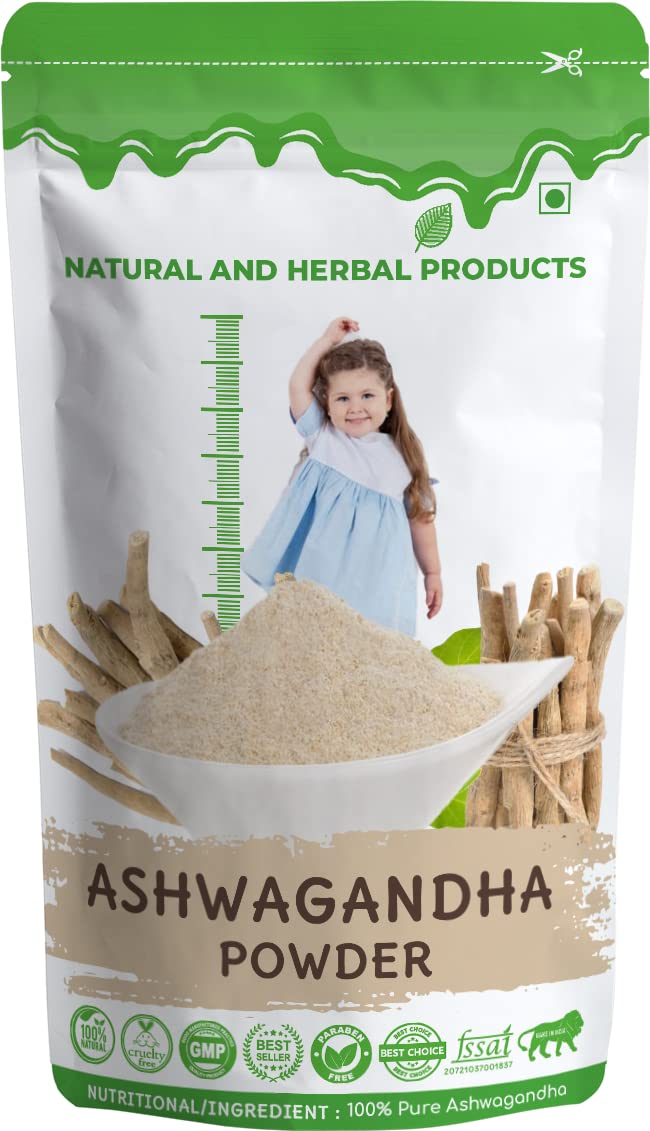 Natural and Herbal Products Ashwagandha Powder, Withania Somnifera, 100g, Herbal Supplement