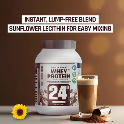 NATURALTEIN Whey Protein Powder, 1kg, Stevia Sweetened, No Added Sugar, Non-GMO, Soy-Free, Gluten-Free - label detail (10)