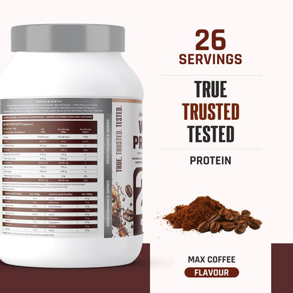 NATURALTEIN Whey Protein Powder, 1kg, Stevia Sweetened, No Added Sugar, Non-GMO, Soy-Free, Gluten-Free - ingredients panel (1