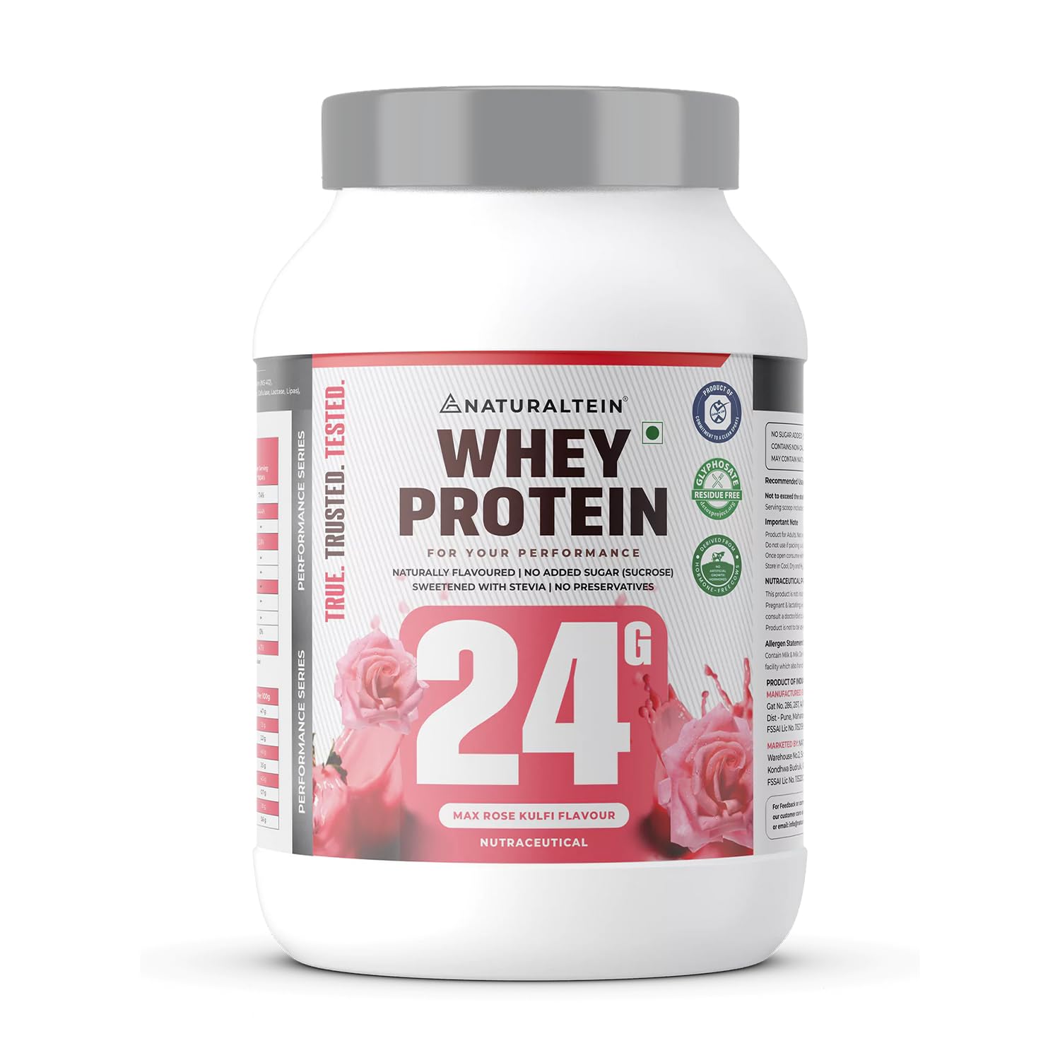 NATURALTEIN Whey Protein Powder, 1kg, Stevia Sweetened, No Added Sugar, Non-GMO, Soy-Free, Gluten-Free (23)