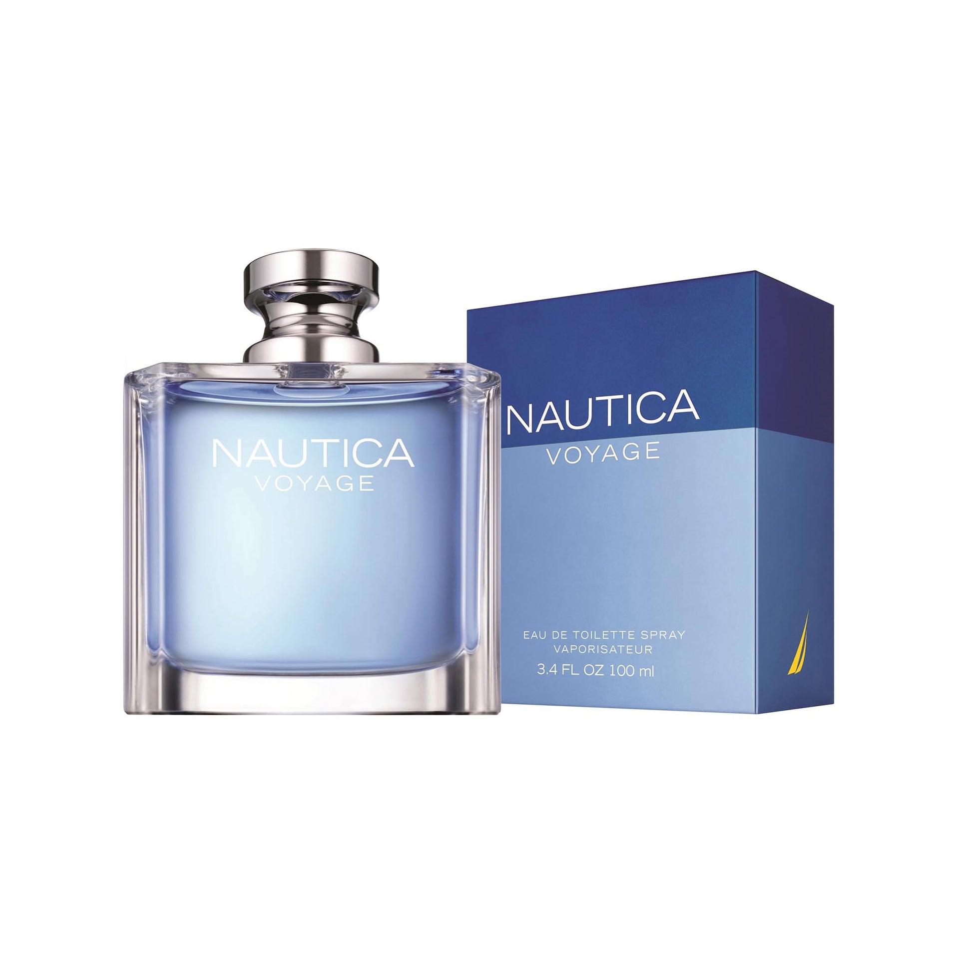Nautica Voyage Eau de Toilette for Men 100ml Aquatic Woody Cologne Spray by Coty - front view