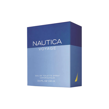 Nautica Voyage Eau de Toilette for Men 100ml Aquatic Woody Cologne Spray by Coty - back view