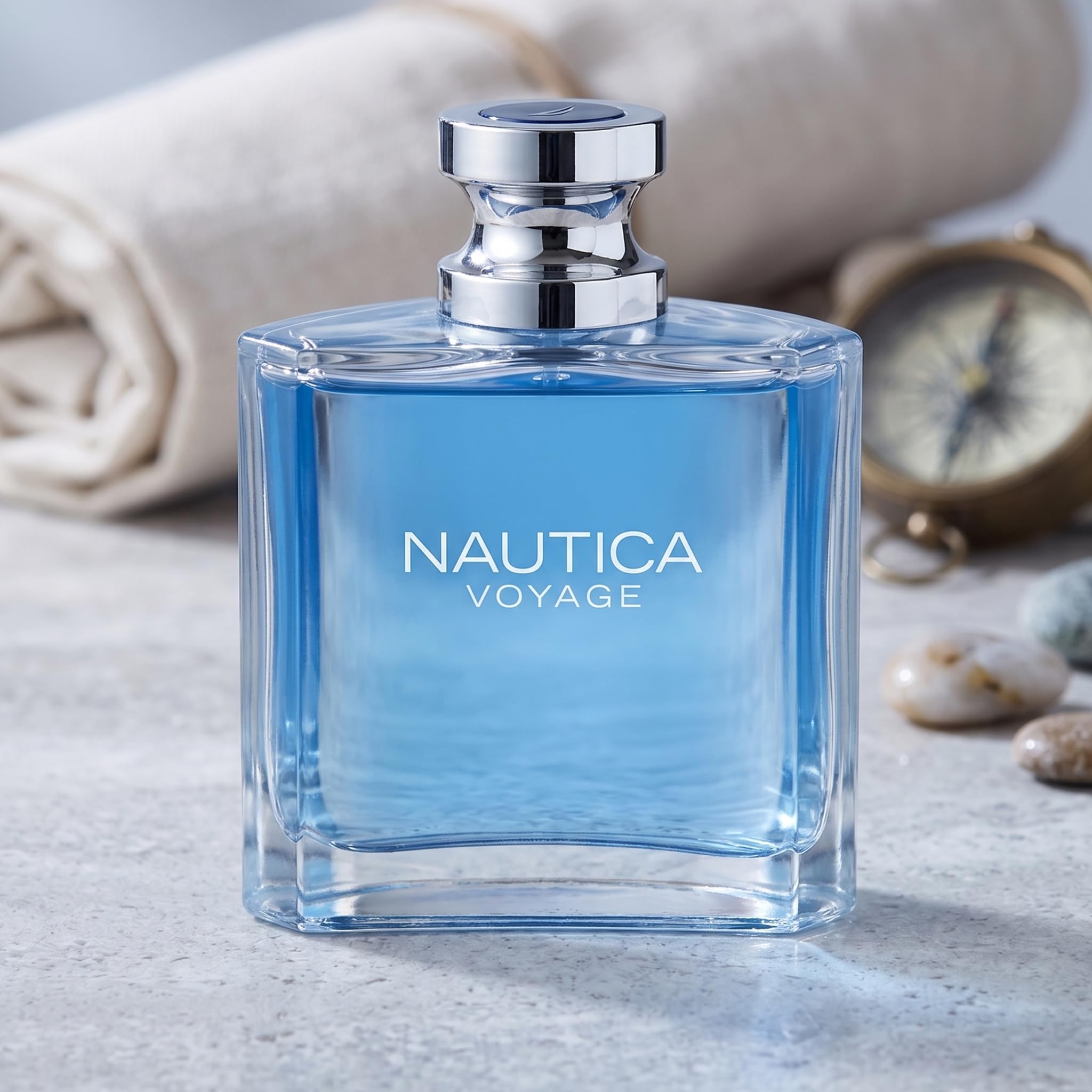 Nautica Voyage Eau de Toilette for Men 100ml Aquatic Woody Cologne Spray by Coty - ingredients panel