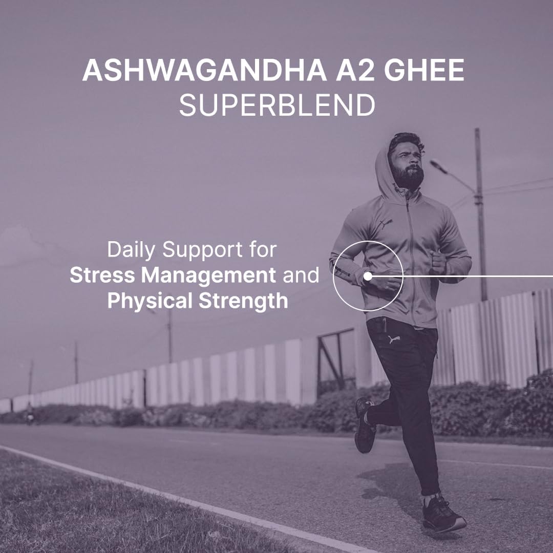NEATEVERYDAY Ashwagandha A2 Ghee Capsules, Herb Blend with Shatavari and Gokshura, 30 Vegetarian Softgels - ingredients panel