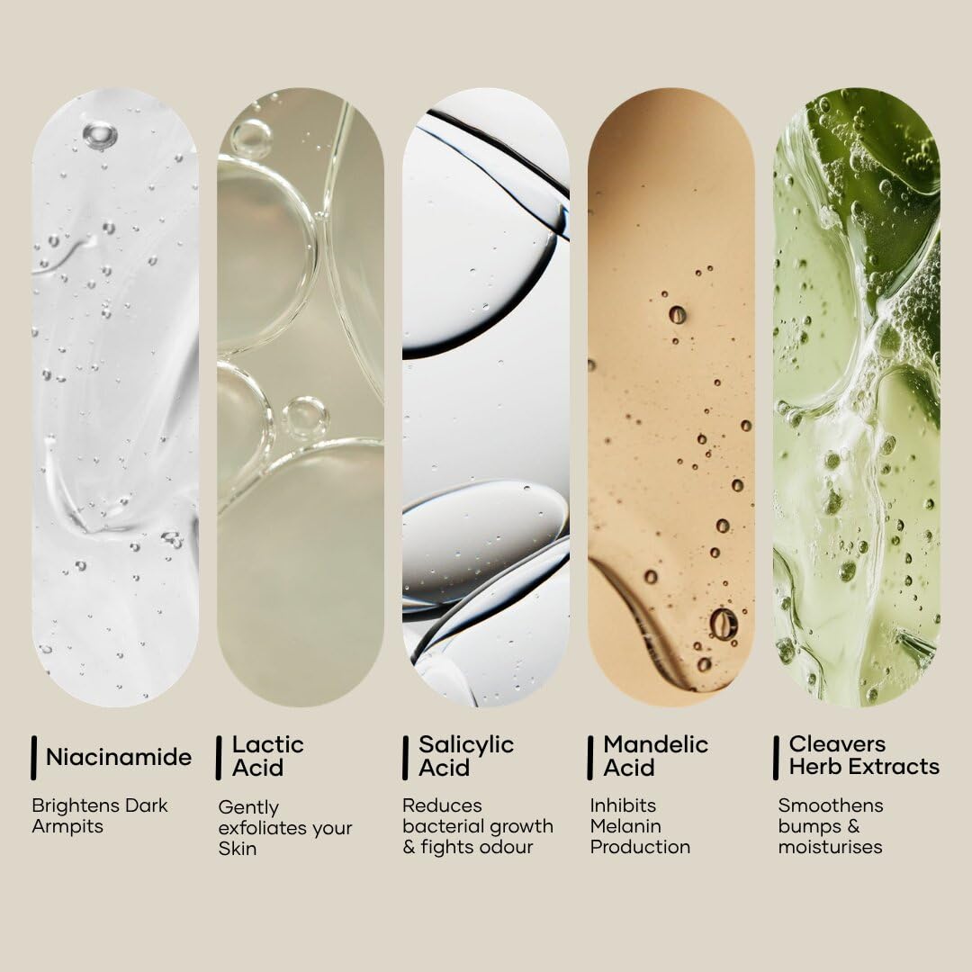 NECESSARY Natural Roll-On Deodorant 50ml, Aluminum & Alcohol-Free, Sulphate & Paraben-Free, Unisex - label detail (14)