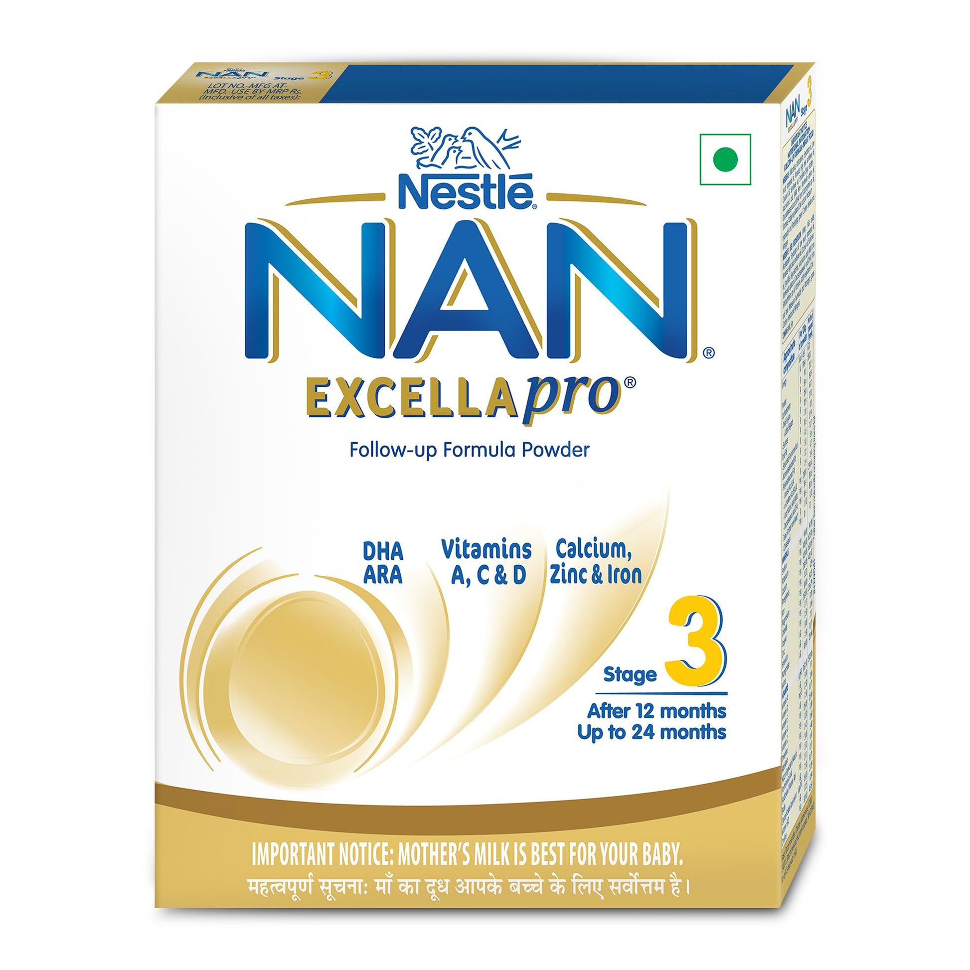 Nestlé NAN EXCELLAPRO 3 Follow-Up Formula Powder Unisex Nutritional Supplement (3)