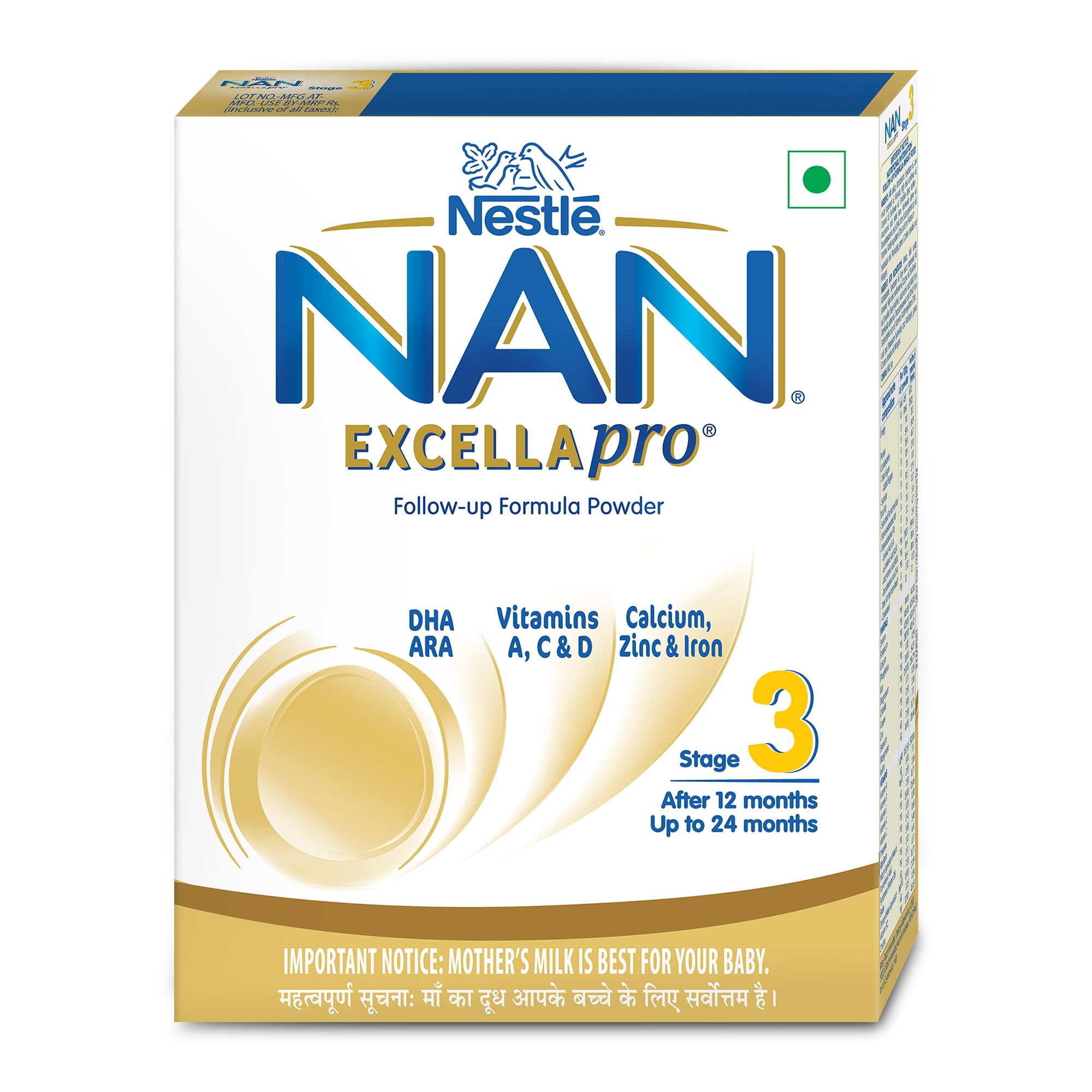 Nestlé NAN EXCELLAPRO 3 Follow-Up Formula Powder Unisex Nutritional Supplement (3)