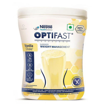 Nestle Optifast Weight Management Shake, Vanilla Flavor, Meal Replacement Powder, 400g Jar