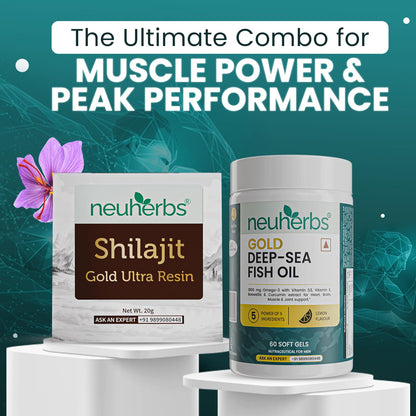 Neuherbs Gold Deep Sea 6X Omega-3 Fish Oil Capsules, 60 Softgels, EPA 1080mg DHA 720mg, Lemon Flavor - packaging (15)