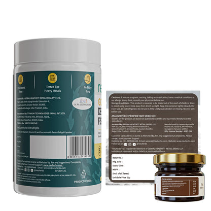 Neuherbs Gold Deep Sea 6X Omega-3 Fish Oil Capsules, 60 Softgels, EPA 1080mg DHA 720mg, Lemon Flavor - ingredients panel (17)
