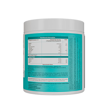 Neuherbs Marine Collagen Powder Supplement, 200g, Hydrolyzed Peptides with Hyaluronic Acid, Biotin, Vitamin C & E - in use (1