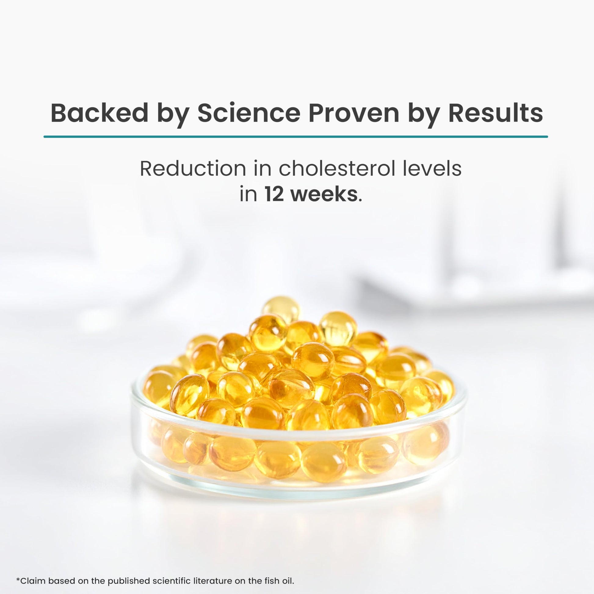 Neuherbs Mini Deep Sea Omega 3 Fish Oil Softgel Capsules 1000mg, Lemon Flavour, EPA DHA with Vitamins D3 & E - label detail (