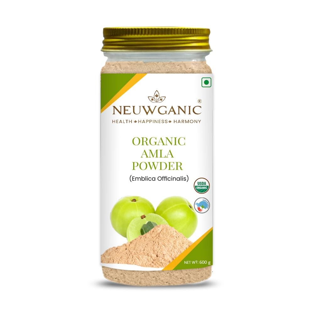 Neuwganic Organic Amla Powder, USDA & India Organic Certified, Emblica Officinalis Fruit Powder, Powder (13)