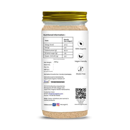 Neuwganic Organic Amla Powder, USDA & India Organic Certified, Emblica Officinalis Fruit Powder, Powder - back view (15)