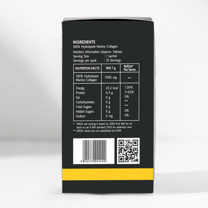 NEWYOU Marine Collagen Powder, Orange Flavour, Hydrolyzed Peptides, Unisex Teen Supplement - close-up detail (15)