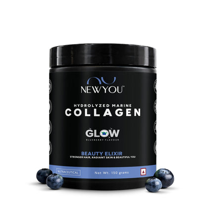 NEWYOU Marine Collagen Powder, Orange Flavour, Hydrolyzed Peptides, Unisex Teen Supplement (41)