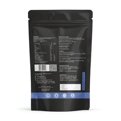 NEWYOU Marine Collagen Powder, Orange Flavour, Hydrolyzed Peptides, Unisex Teen Supplement - close-up detail (65)