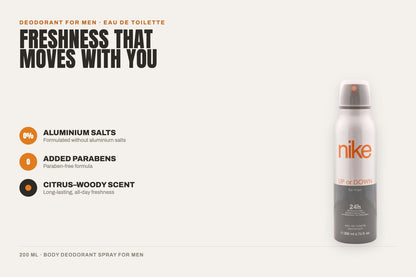 Nike Body Deodorant Spray for Women, Mass Beauty, Lightweight Non-Sticky Formula - front view (12)