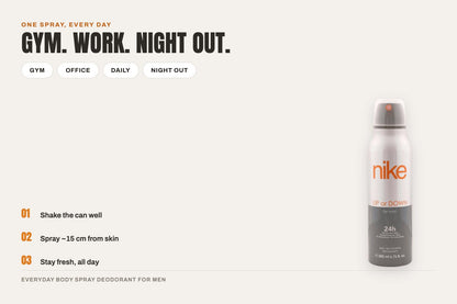 Nike Body Deodorant Spray for Women, Mass Beauty, Lightweight Non-Sticky Formula - label detail (15)