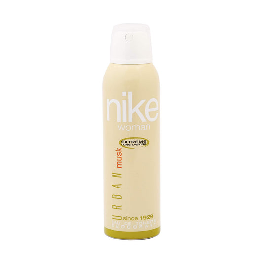 Nike Urban Musk Deo Aerosol for Women, 200ml, Musky Woody Spicy Body Spray Deodorant