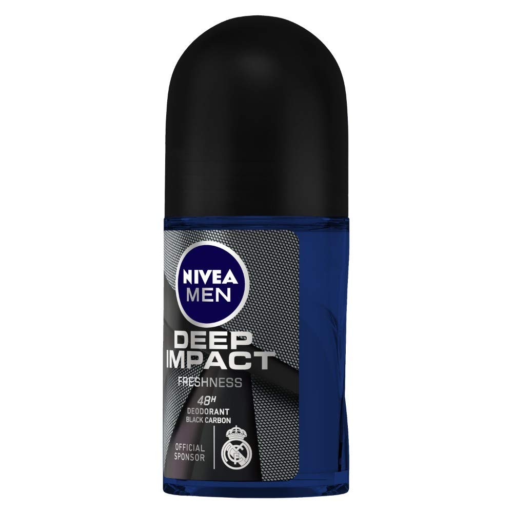 NIVEA MEN Deodorant Roll On, 72 Hour Antiperspirant, 0% Alcohol, Dermatologically Approved - back view (11)