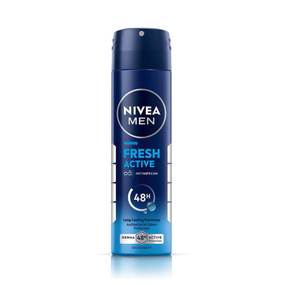 NIVEA Men Deodorant Spray, Body Deodorant with Aqua Fragrance and Ocean Extracts (14)