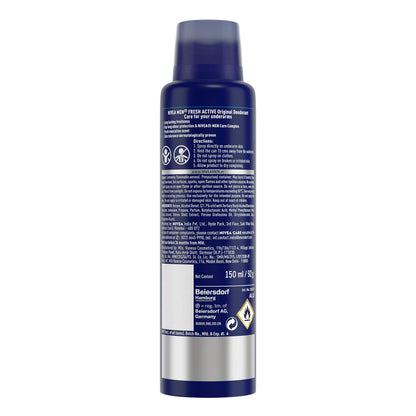 NIVEA Men Deodorant Spray, Body Deodorant with Aqua Fragrance and Ocean Extracts - back view (22)