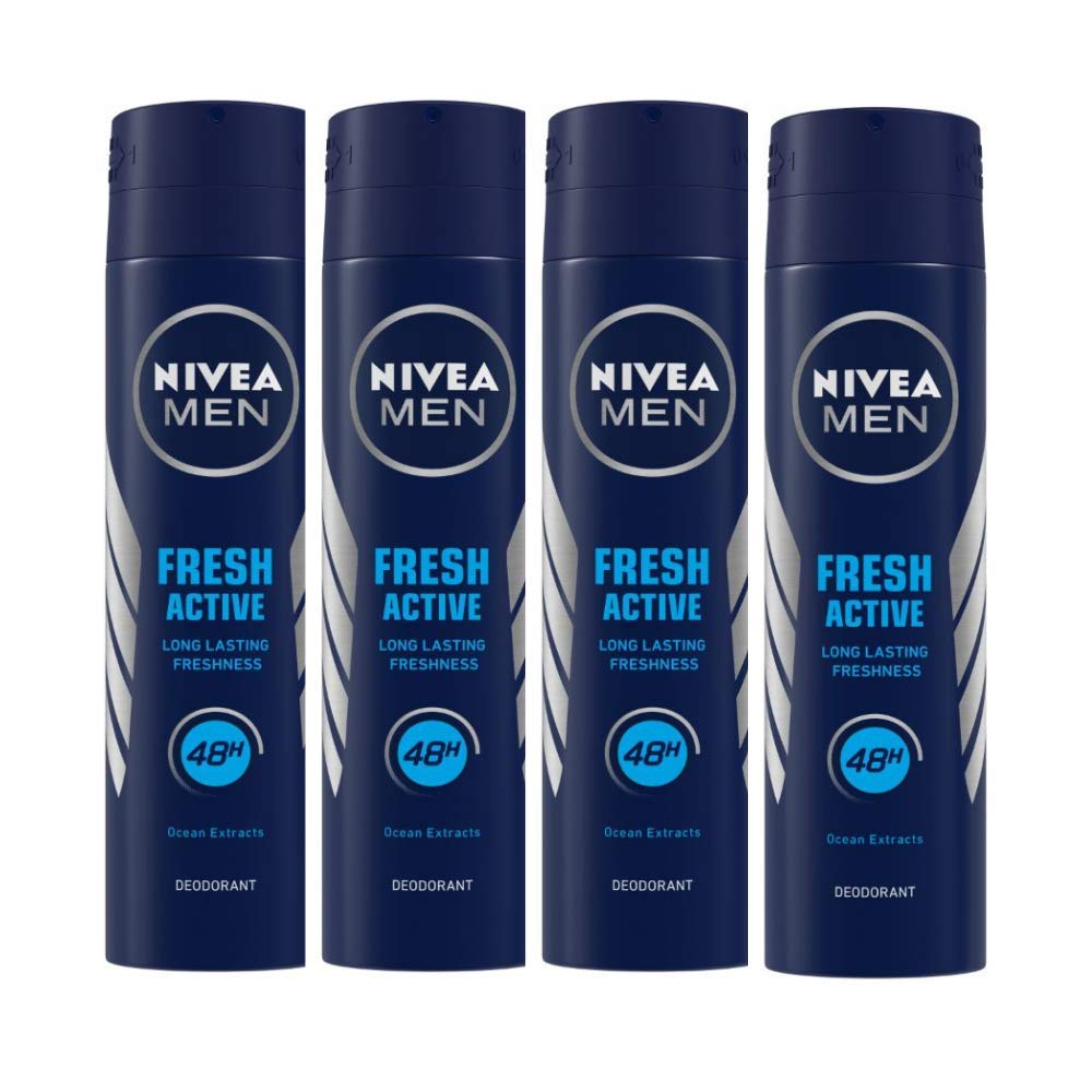 NIVEA Men Deodorant Spray, Body Deodorant with Aqua Fragrance and Ocean Extracts (7)