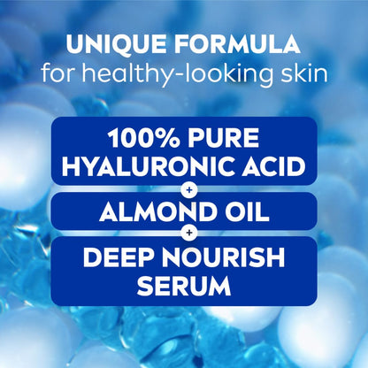 NIVEA Nourishing Body Milk Deep Moisture Serum Body Lotion with Almond Oil, 48H Moisture, for Very Dry Skin - close-up detail
