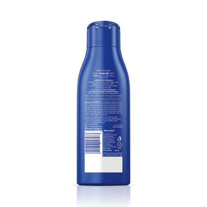 NIVEA Nourishing Body Milk Deep Moisture Serum Body Lotion with Almond Oil, 48H Moisture, for Very Dry Skin - in use (16)