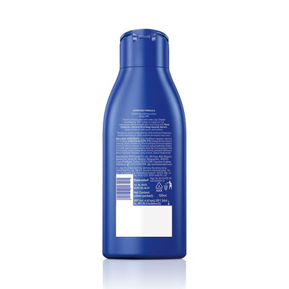 NIVEA Nourishing Body Milk Deep Moisture Serum Body Lotion with Almond Oil, 48H Moisture, for Very Dry Skin - in use