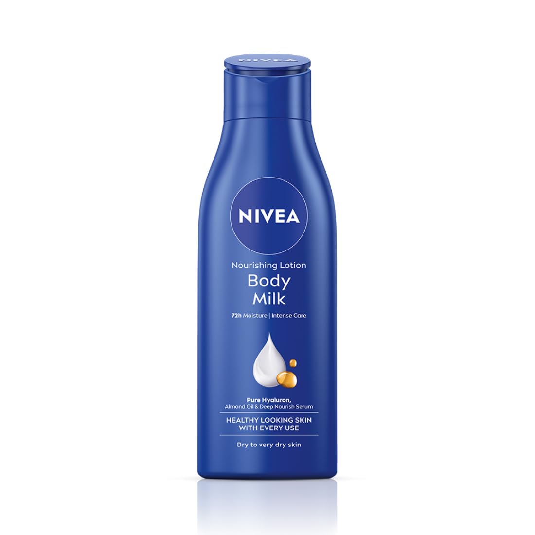 NIVEA Nourishing Body Milk Deep Moisture Serum Body Lotion with Almond Oil, 48H Moisture, for Very Dry Skin (9)