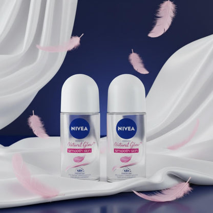 Nivea Unisex Fresh Scent Deodorant Spray Roll-On Whitening Smooth Skin, 25 Ml (Pack Of 3) - front view (16)