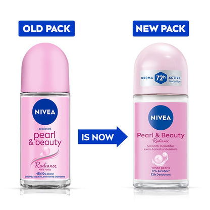 Nivea Unisex Fresh Scent Deodorant Spray Roll-On Whitening Smooth Skin, 25 Ml (Pack Of 3) - front view (21)