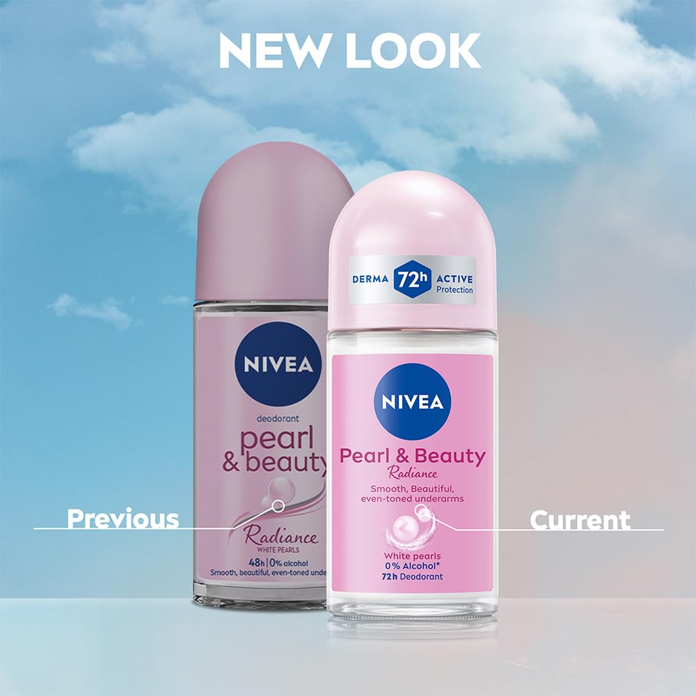Nivea Unisex Fresh Scent Deodorant Spray Roll-On Whitening Smooth Skin, 25 Ml (Pack Of 3) - close-up detail (26)
