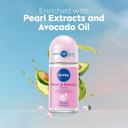 Nivea Unisex Fresh Scent Deodorant Spray Roll-On Whitening Smooth Skin, 25 Ml (Pack Of 3) - in use (27)