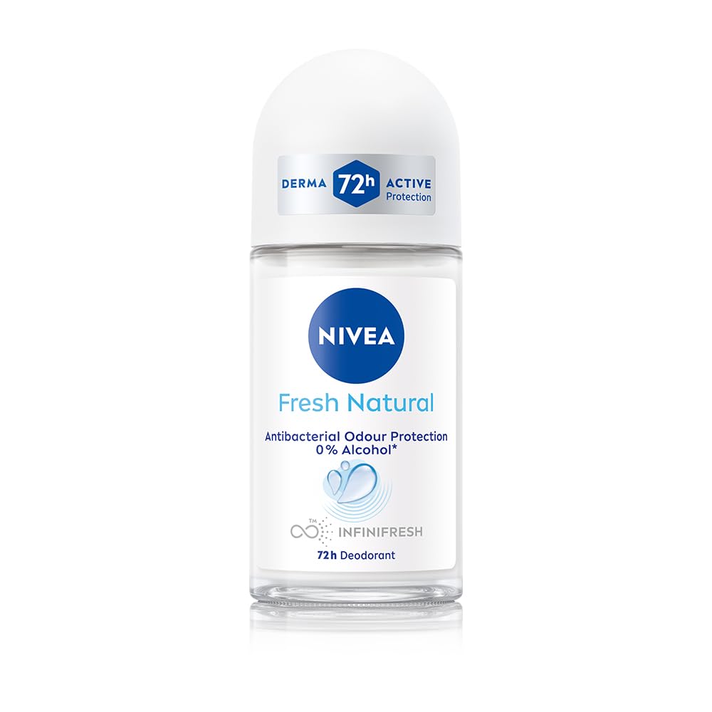 Nivea Unisex Fresh Scent Deodorant Spray Roll-On Whitening Smooth Skin, 25 Ml (Pack Of 3) (29)