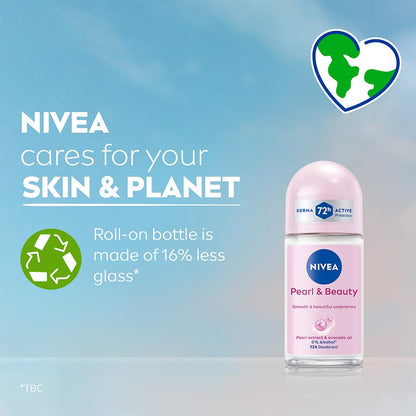 Nivea Unisex Fresh Scent Deodorant Spray Roll-On Whitening Smooth Skin, 25 Ml (Pack Of 3) - ingredients panel