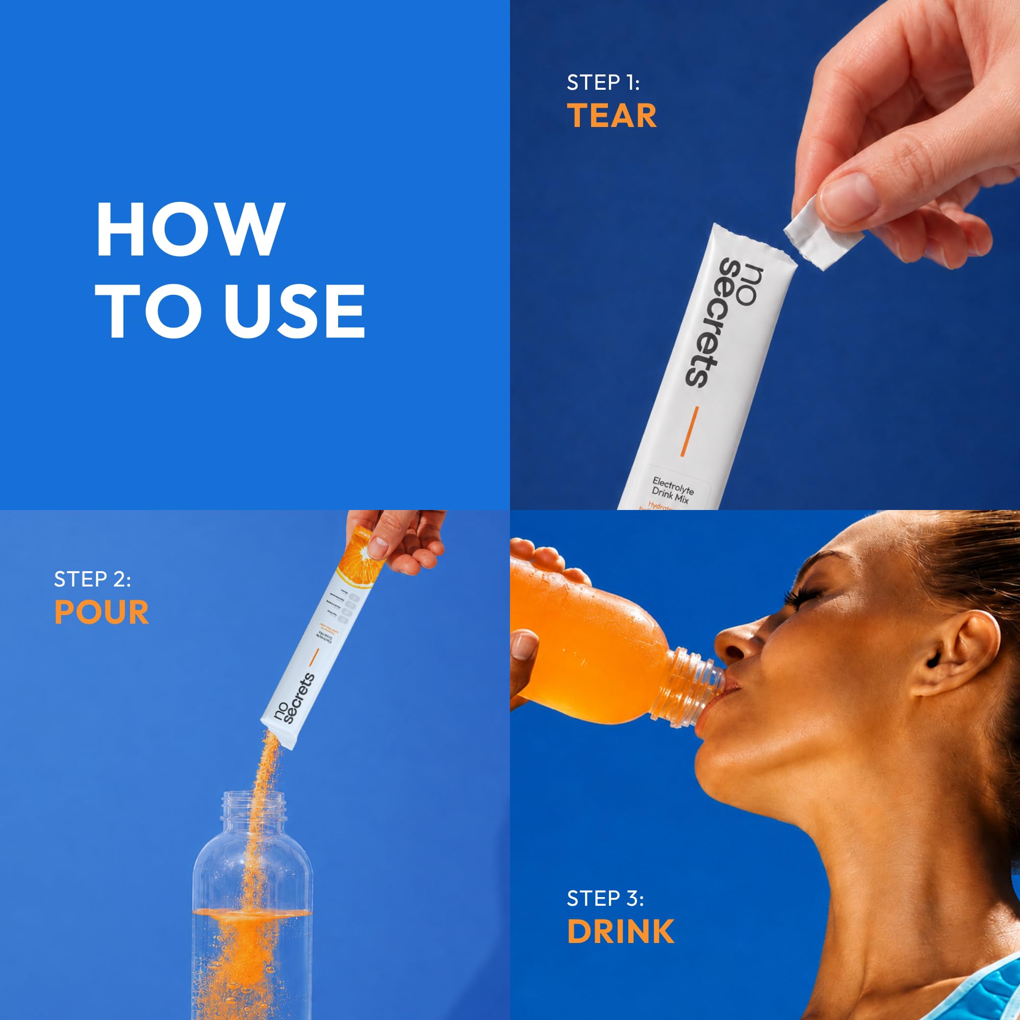 No SECRETS Perfect Hydration Duo – Fresh Lime - Pack Of 1 (20 Sticks) | Electrolytes & antioxidants | Astaxanthin | Vegetaria