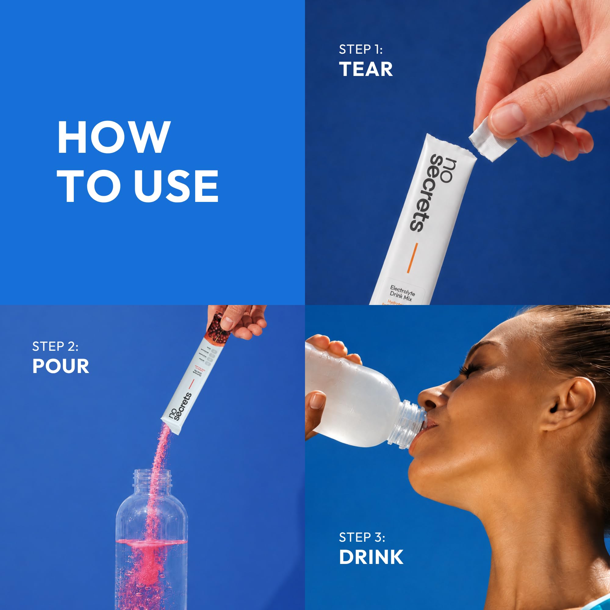 No SECRETS Perfect Hydration Duo – Fresh Lime - Pack Of 1 (20 Sticks) | Electrolytes & antioxidants | Astaxanthin | Vegetaria